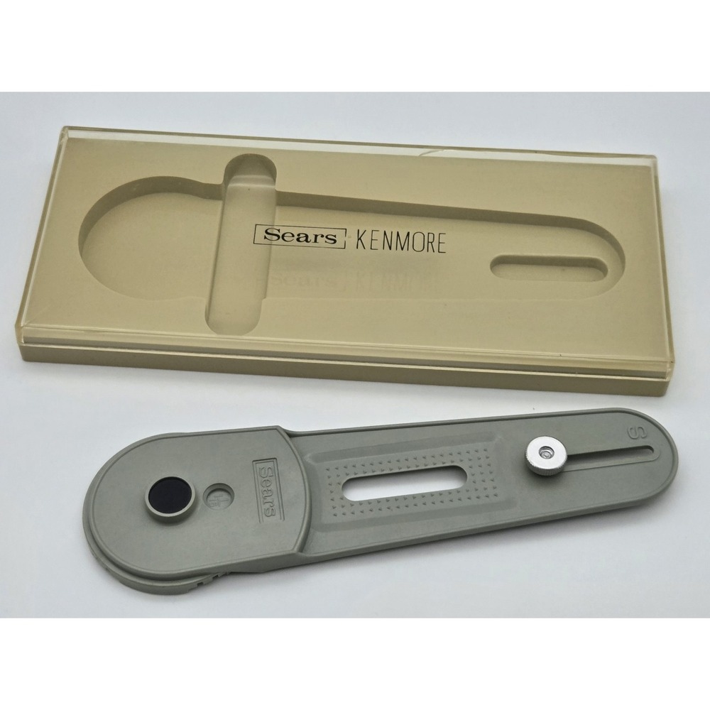 Sears Kenmore Vintage‎ Mid Century Sewing Machine Buttonhole Attachment Case